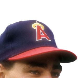 RARE Vintage California Angels New Era Baseball Made In USA Cap Sz 7.5